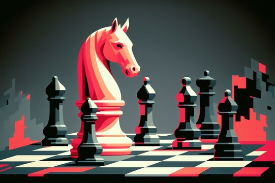 Knight, Wood Piece Of Chess Stock Photo, Picture and Royalty Free Image.  Image 19247654.