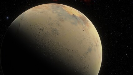 Abstract planets and space background
