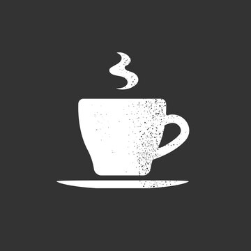 Espresso coffee shot icon vector illustration