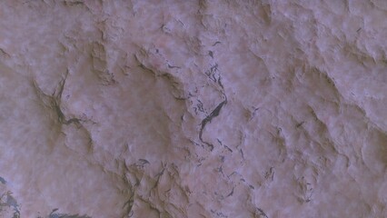 View of the 3d rendering realistic planet mars surface from space.
