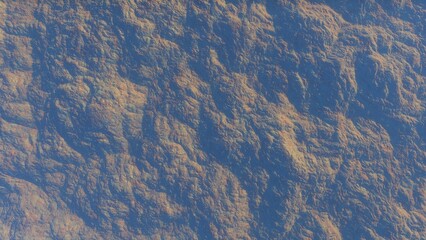 Stone textures. Dark orange banner. Abstract rock background. Macro detail of the rock.
