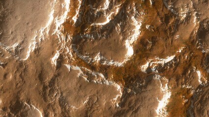 Obraz premium Stone textures. Dark orange banner. Abstract rock background. Macro detail of the rock. 