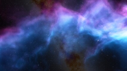 nebula gas cloud in deep outer space
