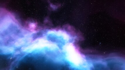 Obraz premium nebula gas cloud in deep outer space 