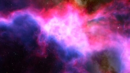 nebula gas cloud in deep outer space
