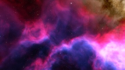 nebula gas cloud in deep outer space
