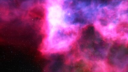 nebula gas cloud in deep outer space
