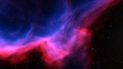 nebula gas cloud in deep outer space
