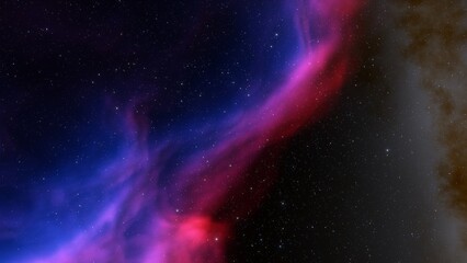 nebula gas cloud in deep outer space
