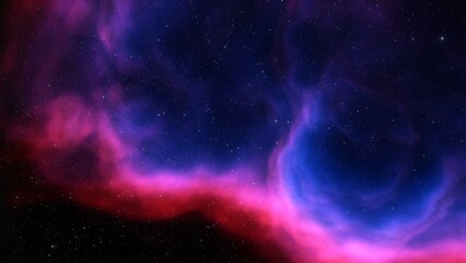 nebula gas cloud in deep outer space
