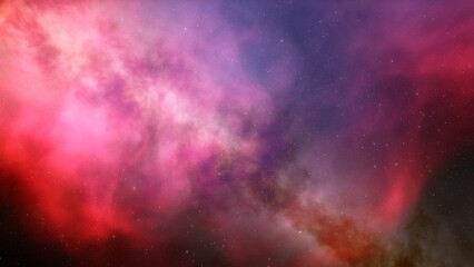 nebula gas cloud in deep outer space
