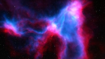 Universe filled with stars, nebula and galaxy
