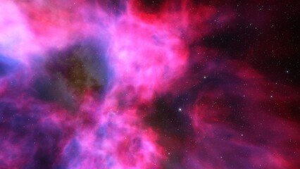 Universe filled with stars, nebula and galaxy
