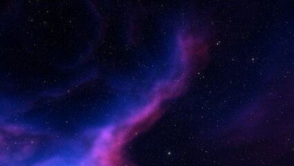 Universe filled with stars, nebula and galaxy
