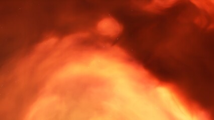 Cosmic background with a blue purple nebula and stars
