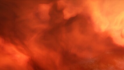 Cosmic background with a blue purple nebula and stars
