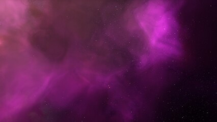Cosmic background with a blue purple nebula and stars
