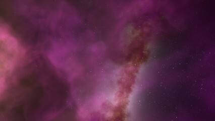 Night sky - Universe filled with stars, nebula and galaxy
