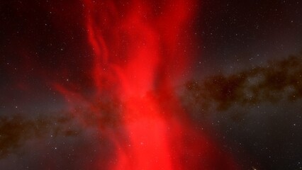 Space nebula, for use with projects on science, research, and education. Illustration

