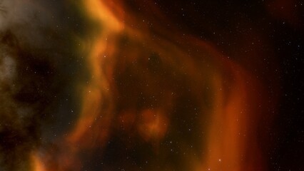 bright nebula, nebula in space, majestic red-purple nebula, beautiful space background 3D render
