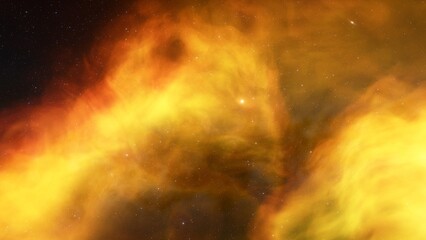 bright nebula, nebula in space, majestic red-purple nebula, beautiful space background 3D render

