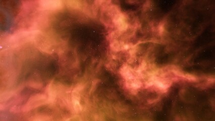 Deep space nebula with stars. Bright and vibrant Multicolor Starfield Infinite space outer space background with nebulas and stars. Star clusters, nebula outer space background 3d render

