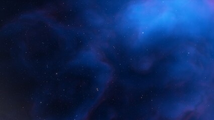 Obraz premium Deep space nebula with stars. Bright and vibrant Multicolor Starfield Infinite space outer space background with nebulas and stars. Star clusters, nebula outer space background 3d render 