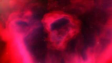 Space nebula.
