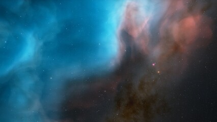 Obraz na płótnie Canvas Space nebula. 