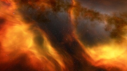 Space nebula.
