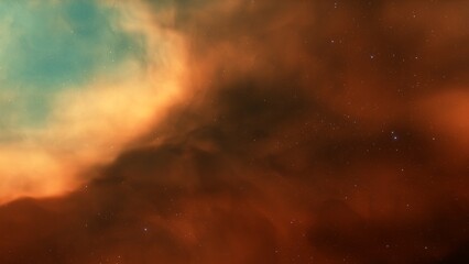 Space nebula.
