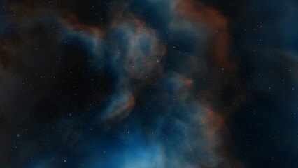 nebula gas cloud in deep outer space
