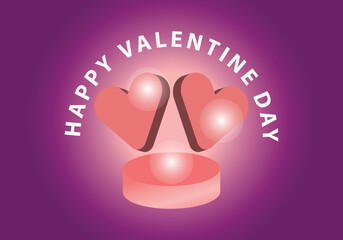 pink button with a heart