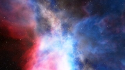 Fototapeta premium Night sky - Universe filled with stars, nebula and galaxy 