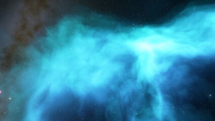 Space nebula, for use with projects on science, research, and education. Illustration
