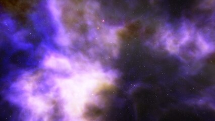 bright nebula, nebula in space, majestic red-purple nebula, beautiful space background 3D render
