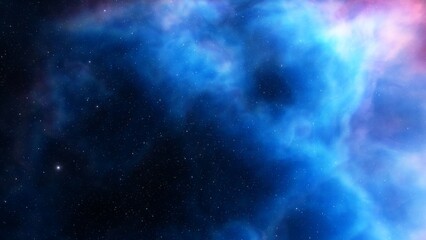red-violet nebula in outer space, horsehead nebula, unusual colorful nebula in a distant galaxy, red nebula 3d render
