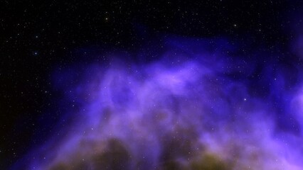 red-violet nebula in outer space, horsehead nebula, unusual colorful nebula in a distant galaxy, red nebula 3d render
