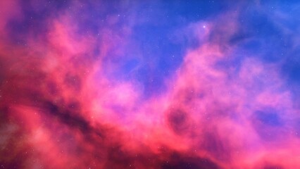 red-violet nebula in outer space, horsehead nebula, unusual colorful nebula in a distant galaxy, red nebula 3d render
