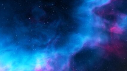 red-violet nebula in outer space, horsehead nebula, unusual colorful nebula in a distant galaxy, red nebula 3d render
