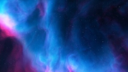 Deep space nebula with stars. Bright and vibrant Multicolor Starfield Infinite space outer space background with nebulas and stars. Star clusters, nebula outer space background 3d render
