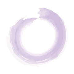 purple round circular watercolor brush stroke stains colour background vector illustration eps 