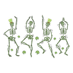 St. Patrick's Day Retro PNG Design