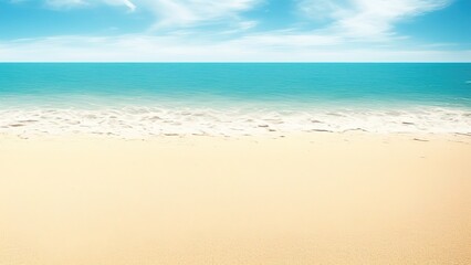 Fototapeta na wymiar Beach and horizontal line.