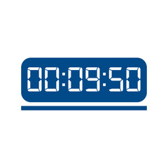 Digital, clock, led icon vector image. Can also be used for home electronics and appliances. Suitable for mobile apps, web apps and print media.