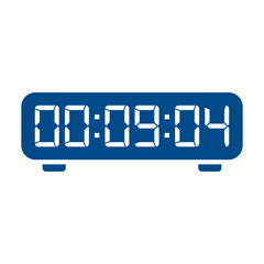 Digital, clock, led icon vector image. Can also be used for home electronics and appliances. Suitable for mobile apps, web apps and print media.