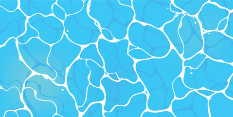 blue water surface illustration in the sea