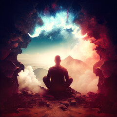 Meditation and cosmic consciousness - By Generative AI	
