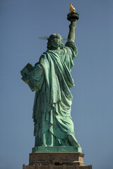 Fototapeta premium Back view of the Statue of Liberty, New York