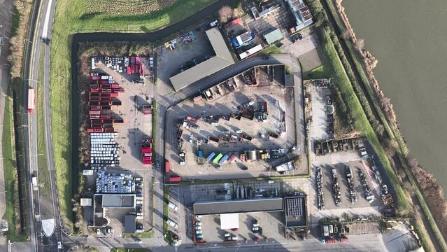 recycling center is a facility where various types of waste materials are collected, processed, and sorted for the purpose of being reused or converted into new products.